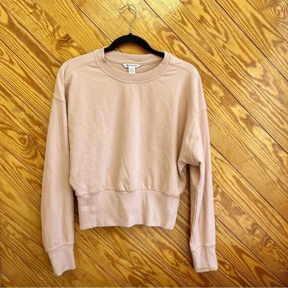 Athleta Retroterry Crewneck Sweater Smoked Mauve - Picture 3 of 8